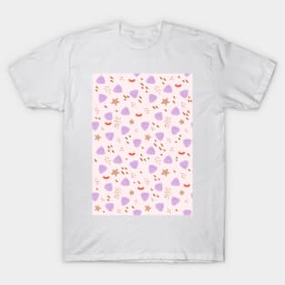 Seamless Beach Pattern - Crab Edition T-Shirt